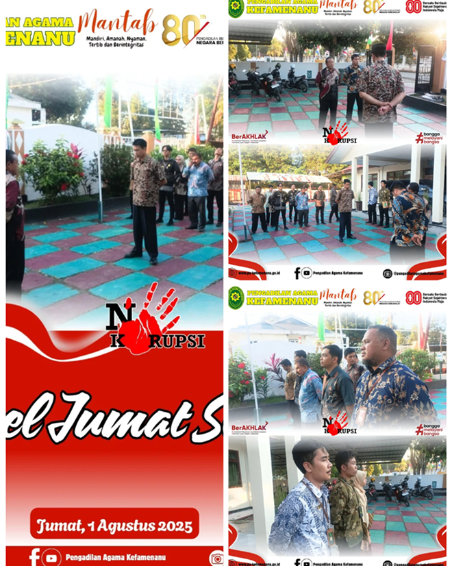Apel Jumat Sore 01 Agustus 2025