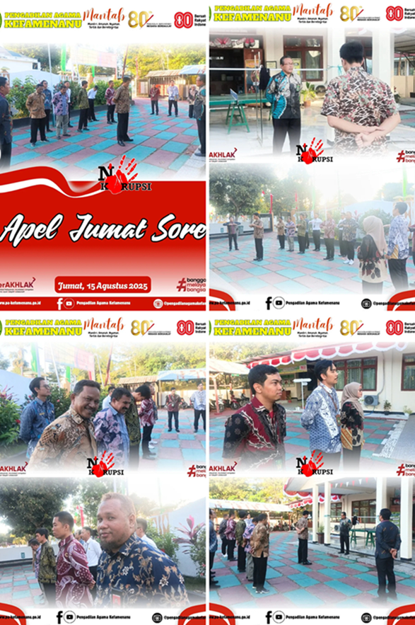Apel Jumat Sore 15 Agustus 2025