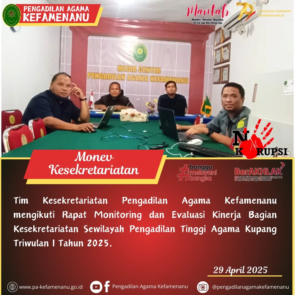 04. Foto Monev Keskretariatan PA Sewilayah Bulan April 1
