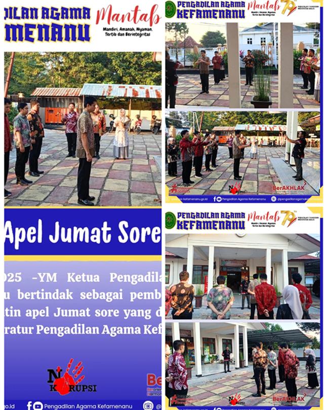Apel Jumat Sore 11 Juli 2025