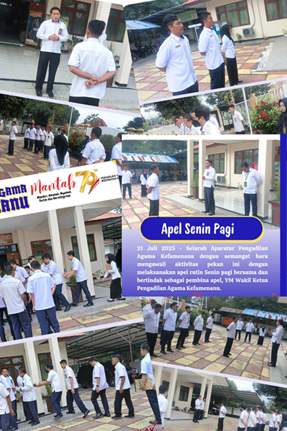 Apel Senin Pagi 21 Juli 2025