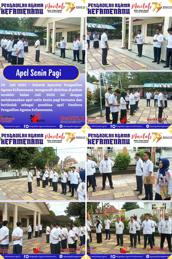 Apel Senin Pagi 28 Juli 2025