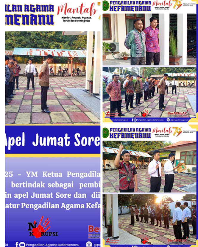 Apel Jumat Sore 13 Juni 2025