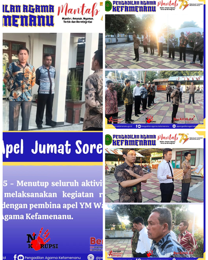 Apel Jumat Sore 20 Juni 2025