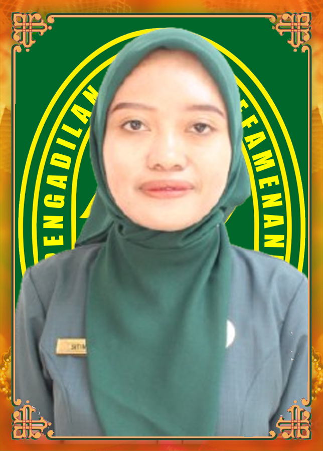 Bingkai Foto CPNS Siti Mutmainah