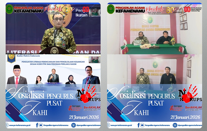 Sosialisasi Penguatan Literasi Perencanaan dan Pengelolaan Keuangan sesuai Kode Etik dan Pedoman Perilaku Hakim