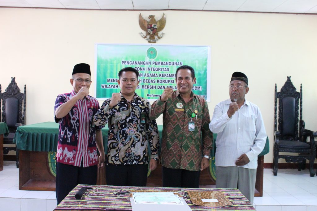 pencanganan zona integritas