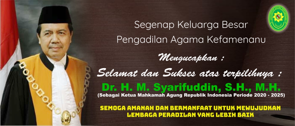 Ucapan Selamat Ketua MA